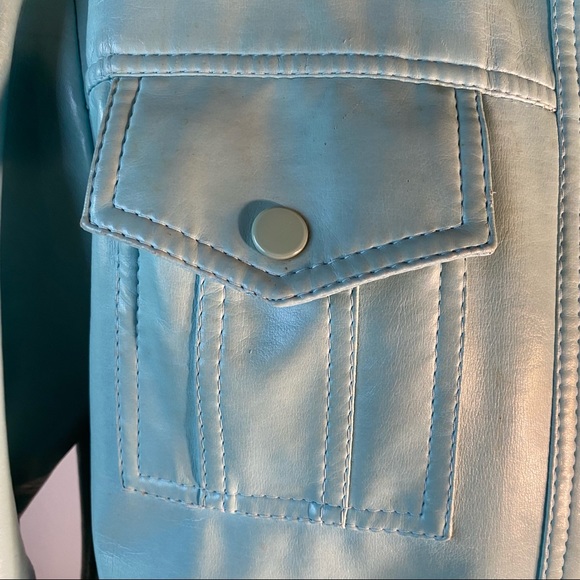 Vintage 80s faux leather jacket - Picture 2 of 15